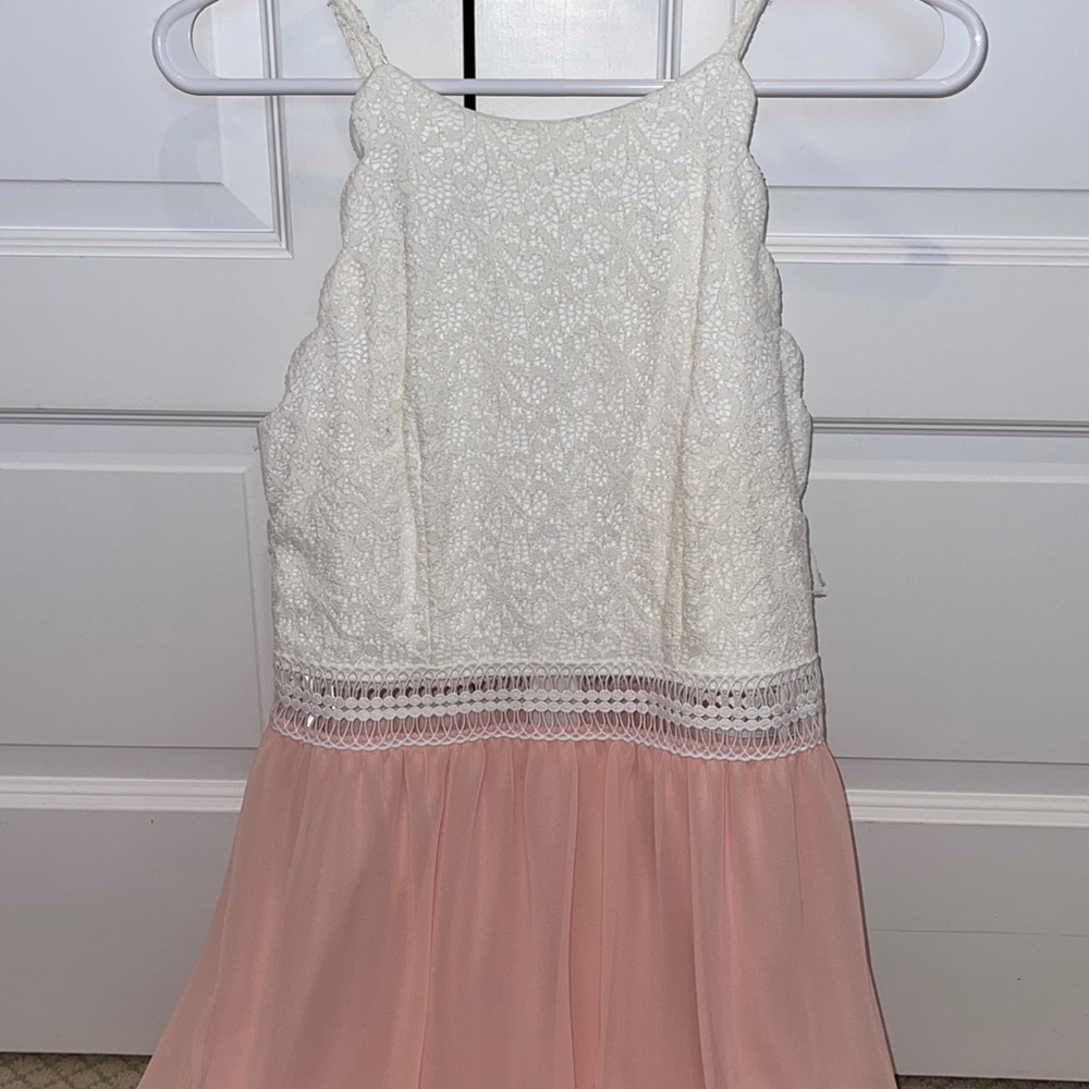 White and Pink dress